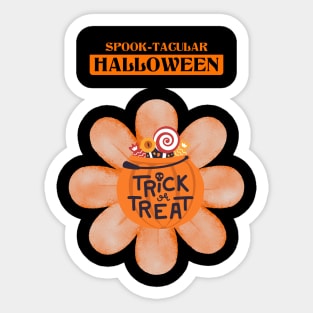 Trick or Treat Spectacular Kids Design - Spooky Halloween Sticker